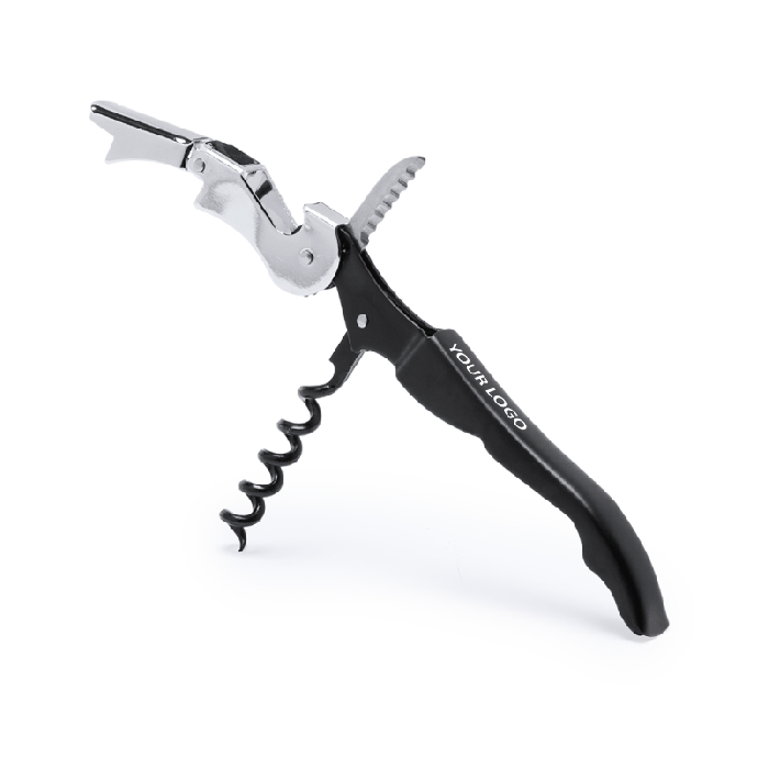 Korkenzieher-Flaschenöffner aus Edelstahl main product photo