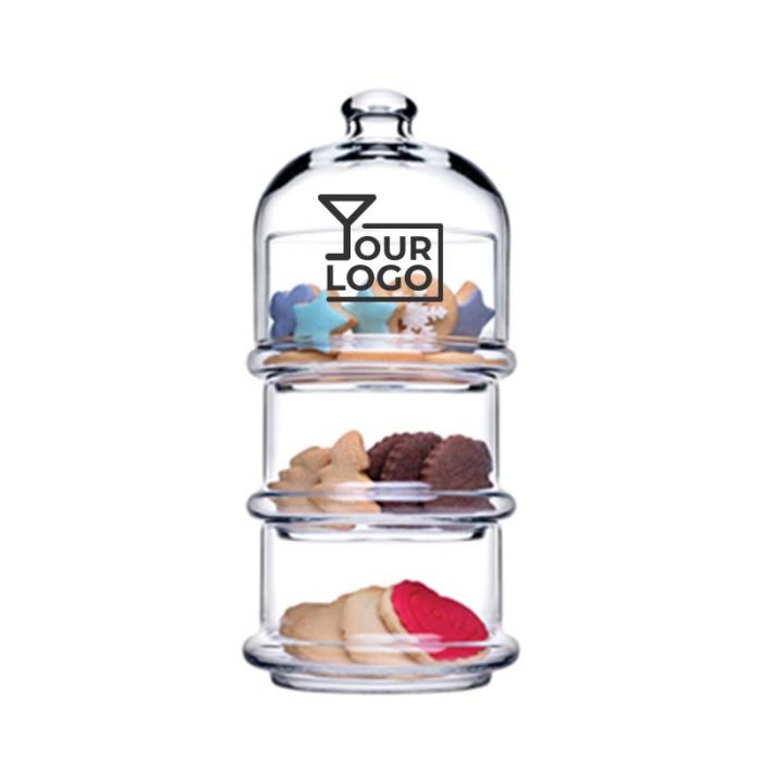 Patisserie behälter 3 Etagen mit Deckel ø 10 cm H 27 Pasabahce main product photo