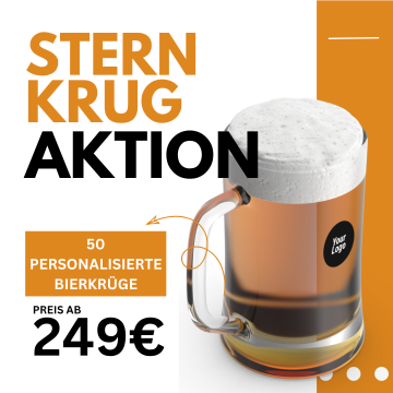 Stern Krug Aktion