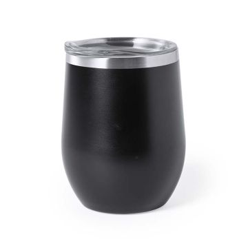 Bobby Bicchiere Termico 350 ml-Nero