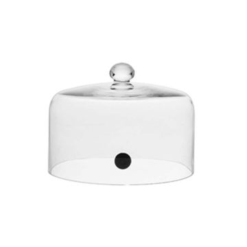 Glashaube mit Lüftungsöffnung zum Räuchern ø 19.5 cm Paderno