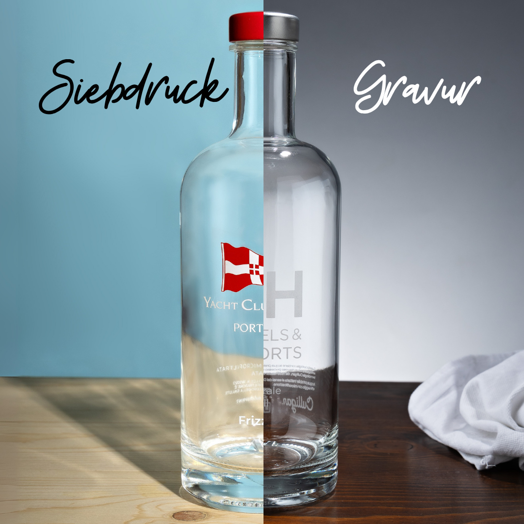 Siebdruck oder Gravur? So personalisierst du deine Flasche richtig