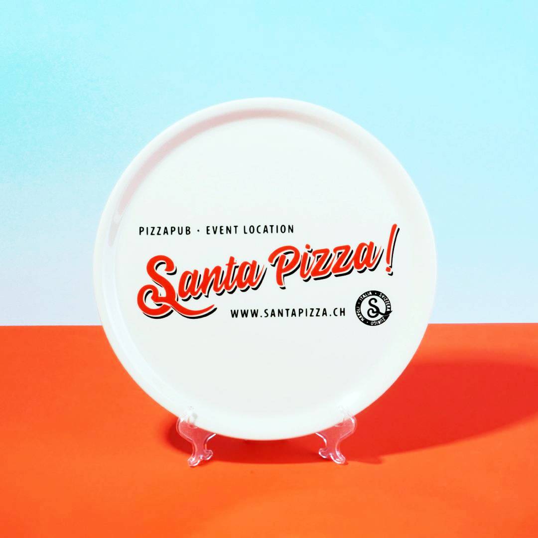 piatto pizza personalizzato